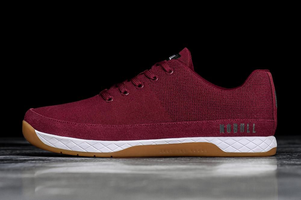 Trainers NOBULL Homme Bordeaux - Chaussures NOBULL Canvas,France (2467-EJSAP)